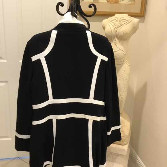 INC International,  Coat, XL, Nav/White - Picture 5 of 6